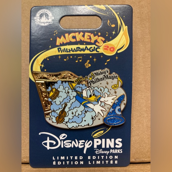 Disney Jewelry - Disney Mickey’s Philharmagic 20th Anniversary Donald Duck Pin New LE 2500 Pin